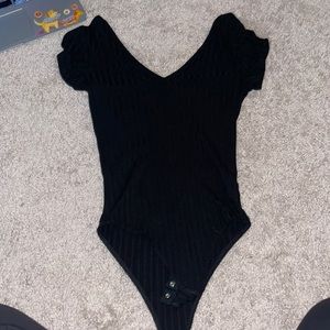 black bodysuit